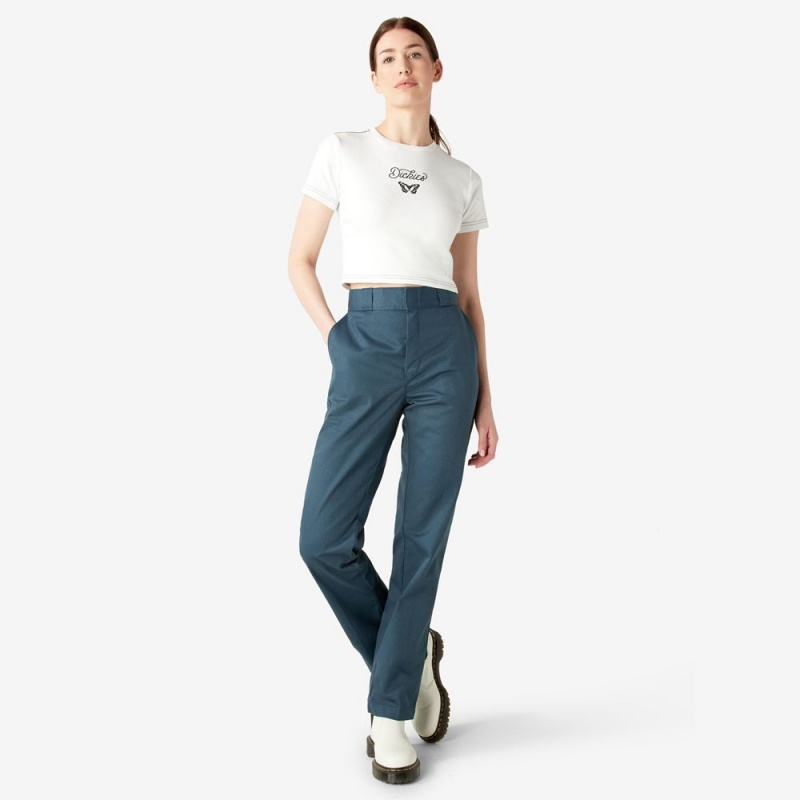 Blue Dickies 874® Women's Work Pants | 678-TSFKEG