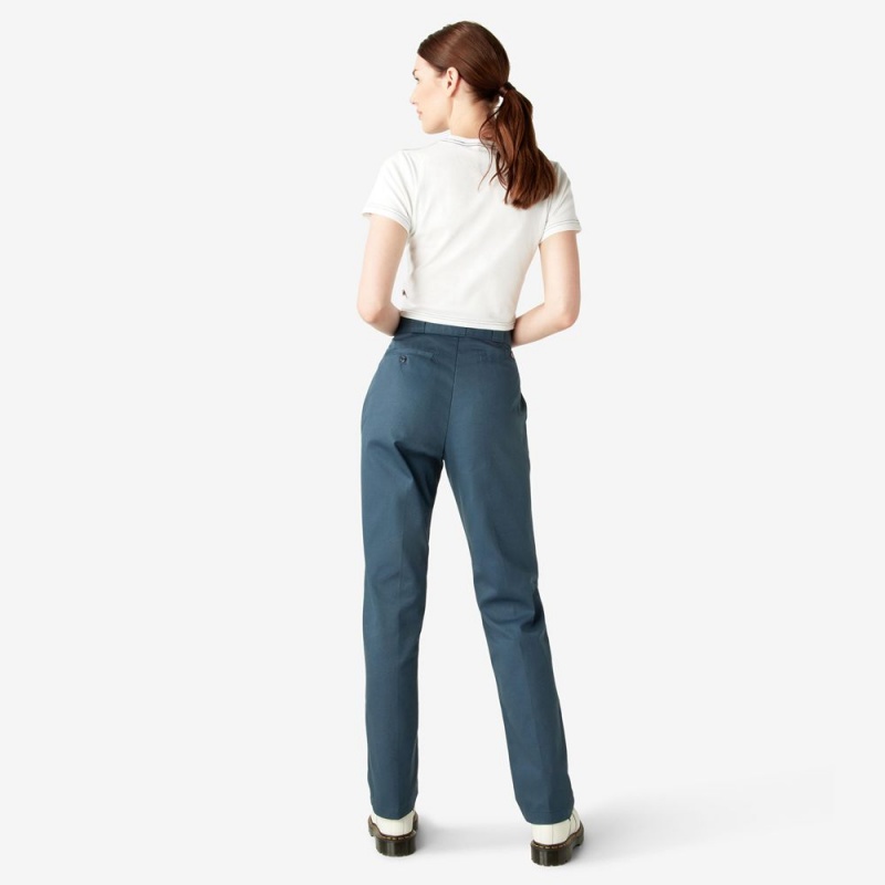 Blue Dickies 874® Women's Work Pants | 678-TSFKEG