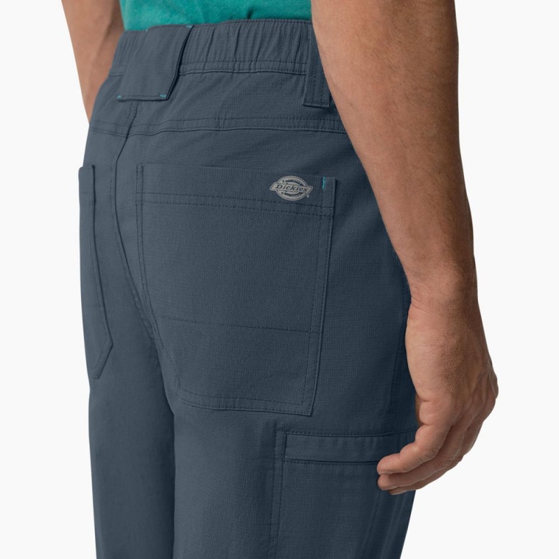 Blue Dickies Cooling Regular Fit Ripstop Men's Cargo Pants | 594-XYGVEF