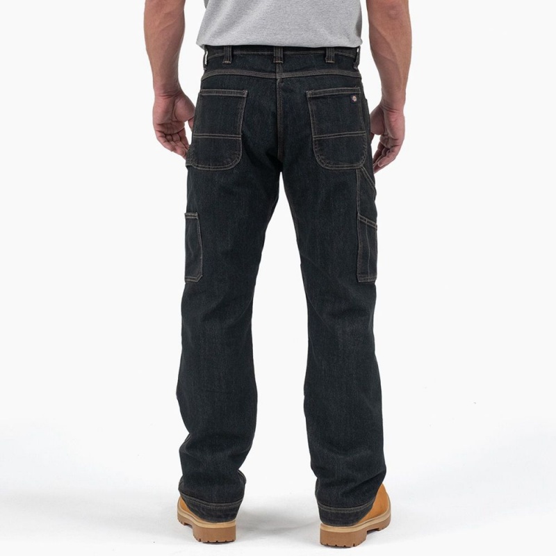 Blue Dickies FLEX DuraTech Relaxed Fit Men's Jeans | 640-PBUTRD