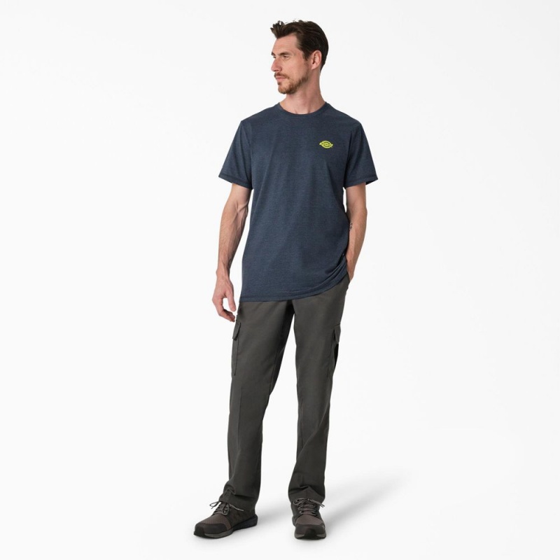 Blue Dickies FLEX Regular Fit Men's Cargo Pants | 185-FPNMQV