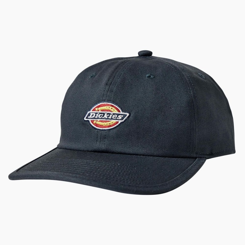 Blue Dickies Low Pro Logo Dad Men's Hat | 362-EHXKUI