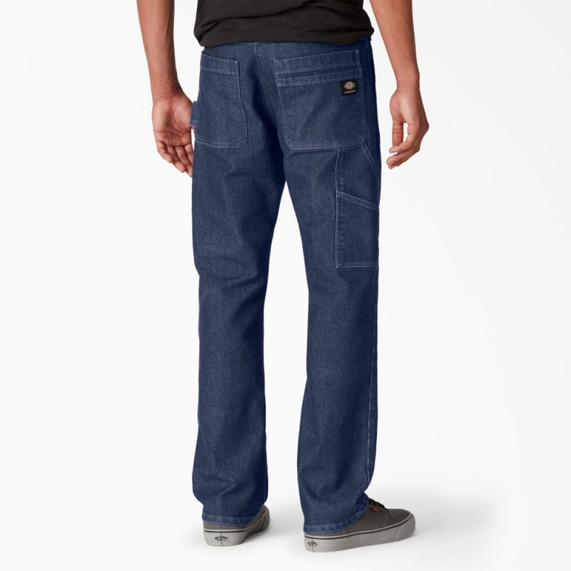 Blue Dickies Skateboarding Regular Fit Utility Men's Jeans | 930-EFTDBM