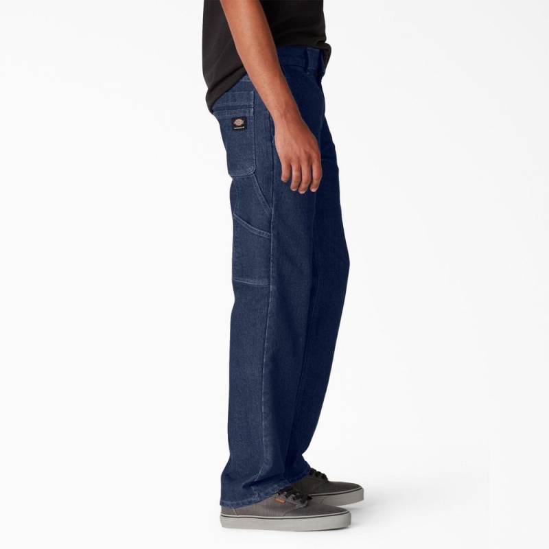 Blue Dickies Skateboarding Regular Fit Utility Men's Jeans | 930-EFTDBM