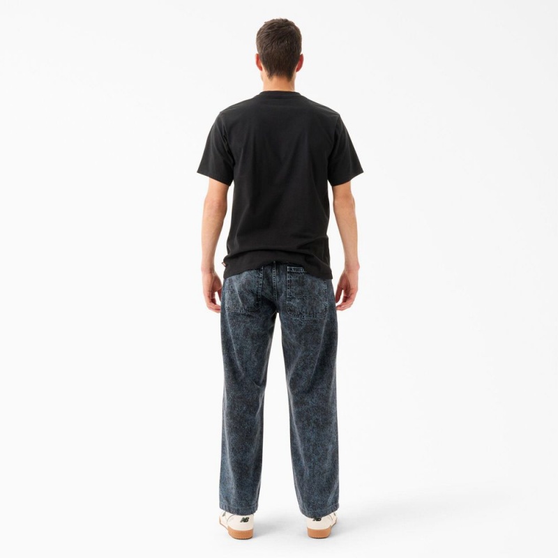 Blue Dickies Tom Knox Loose Fit Men's Jeans | 230-ONJWQT