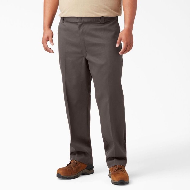 Brown Dickies 874® FLEX Men's Work Pants | 486-VIKZFS