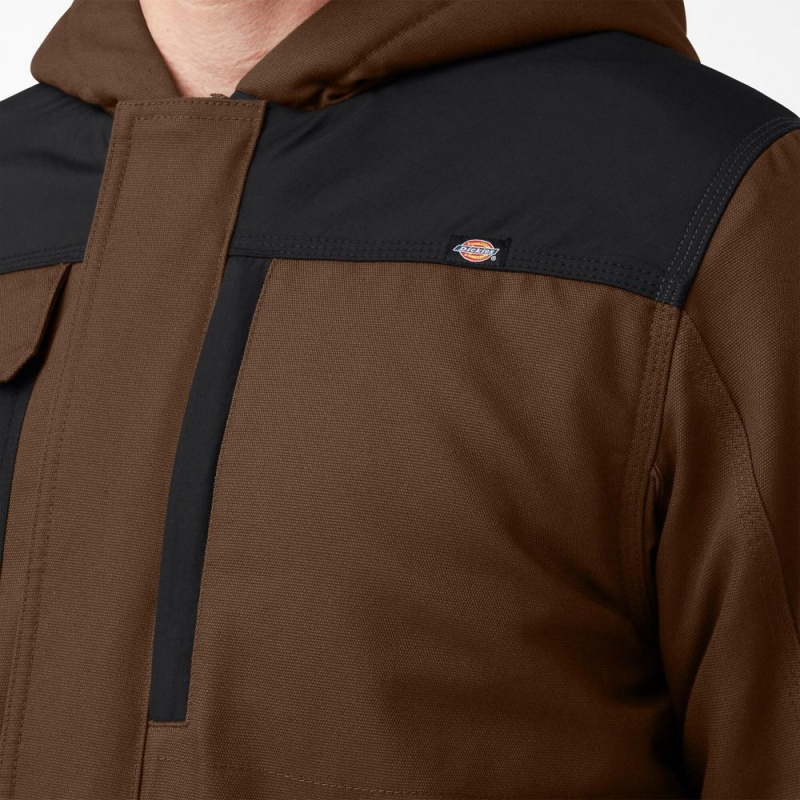 Brown Dickies DuraTech Renegade FLEX Duck Men's Jacket | 786-UPLEYV