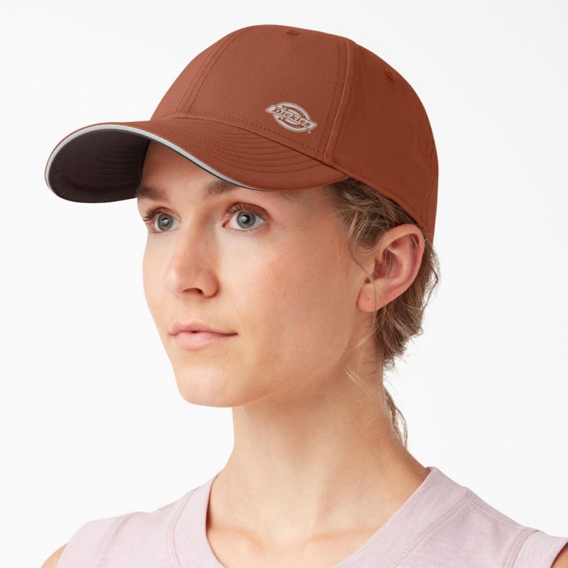 Brown Dickies Temp-iQ® Cooling Men's Hat | 496-VPIXOR