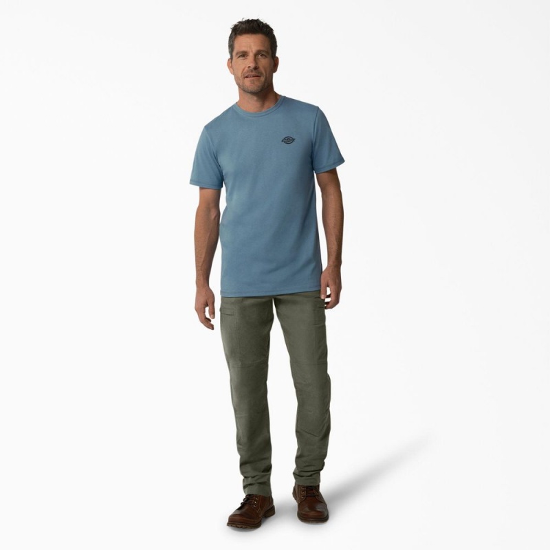 Green Dickies Cooling Regular Fit Ripstop Men's Cargo Pants | 895-QLVFMP