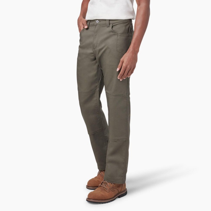 Green Dickies FLEX DuraTech Relaxed Fit Duck Men's Pants | 492-DTUEXZ