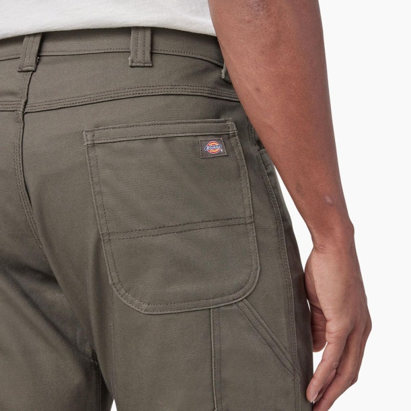 Green Dickies FLEX DuraTech Relaxed Fit Duck Men's Pants | 492-DTUEXZ