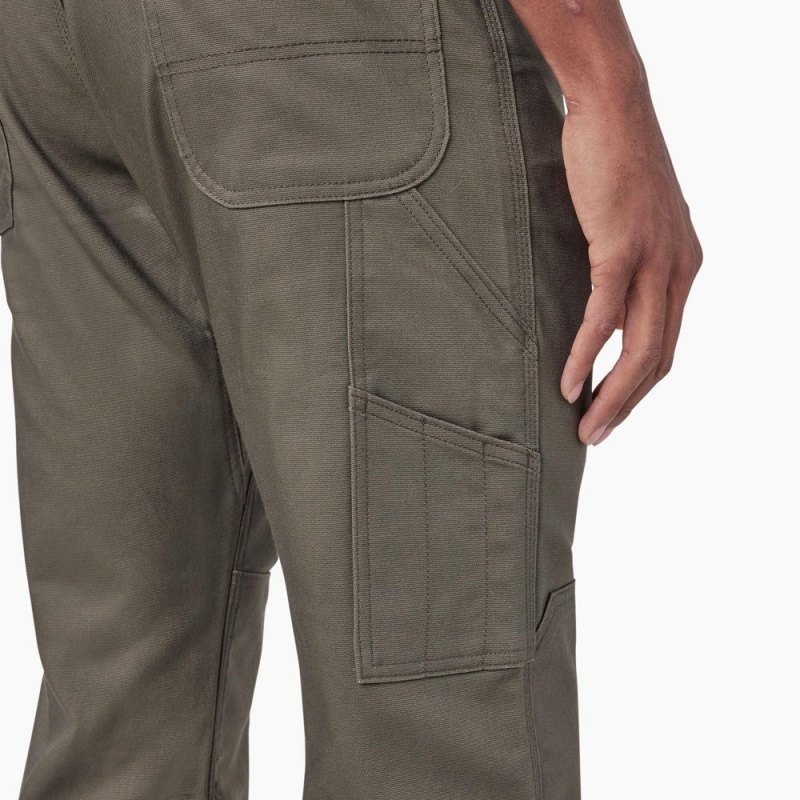 Green Dickies FLEX DuraTech Relaxed Fit Duck Men's Pants | 492-DTUEXZ