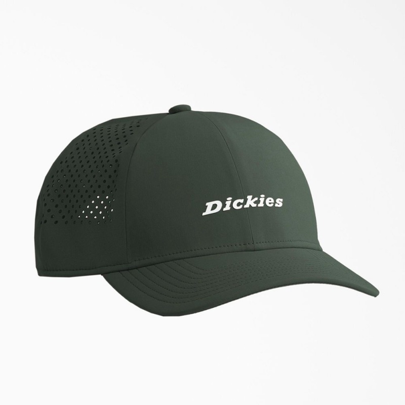 Green Dickies Low Pro Athletic Trucker Men\'s Hat | 605-JVYGWO