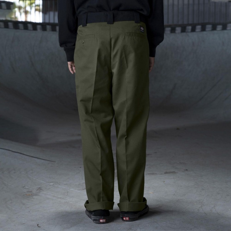 Green Dickies Ronnie Sandoval Loose Fit Double Knee Men's Pants | 601-SLAECG