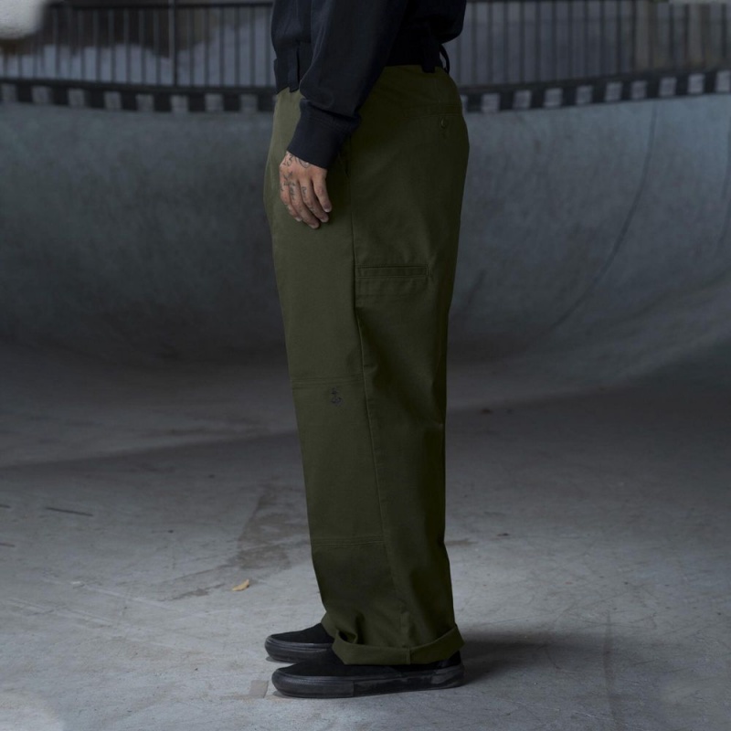 Green Dickies Ronnie Sandoval Loose Fit Double Knee Men's Pants | 601-SLAECG