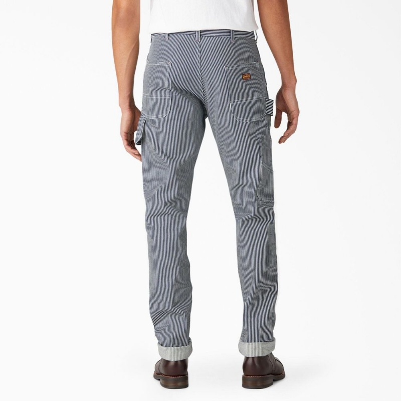 Grey Dickies 1922 Regular Fit Double Knee Men's Pants | 179-TJNIVF