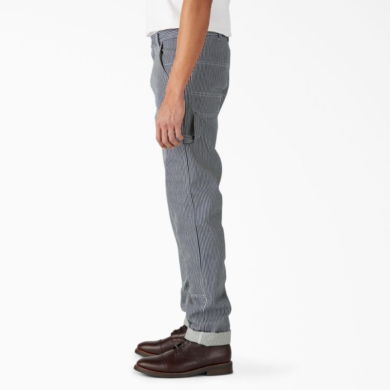 Grey Dickies 1922 Regular Fit Double Knee Men's Pants | 179-TJNIVF