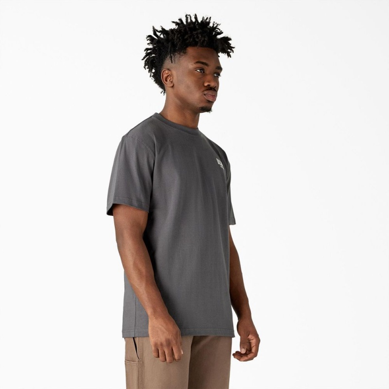 Grey Dickies Built to Last Heavyweight Women's T-Shirt | 079-IUBXER