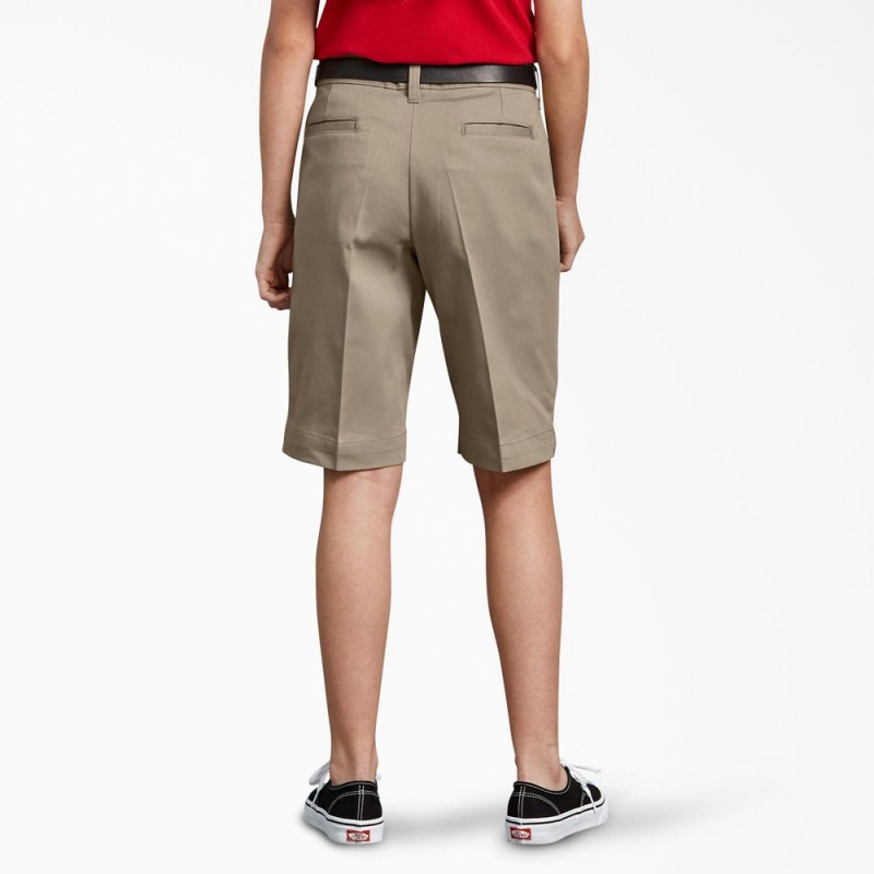 Grey Dickies Classic Fit Bermuda Kids' Shorts | 523-HXOELS