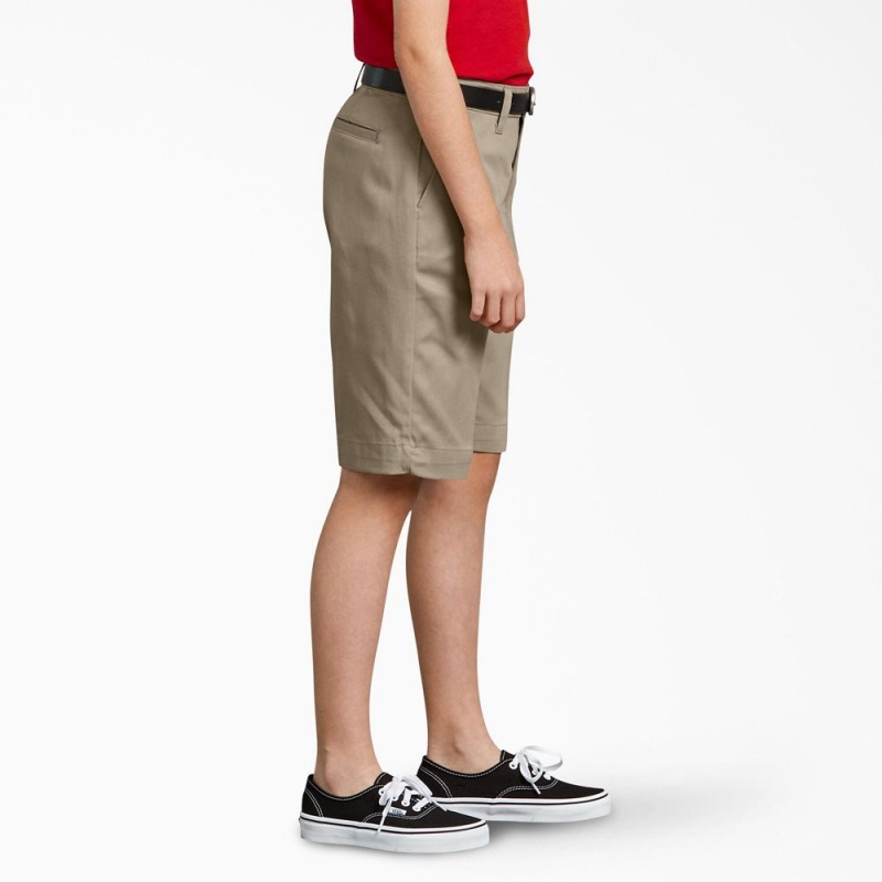 Grey Dickies Classic Fit Bermuda Kids' Shorts | 523-HXOELS