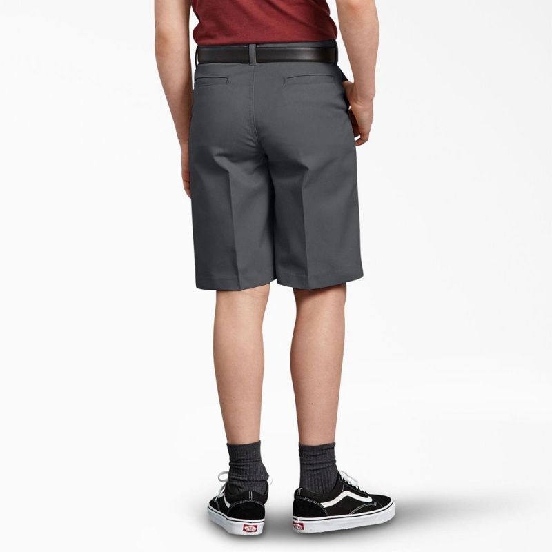 Grey Dickies Classic Fit Kids' Shorts | 852-TCUZDR