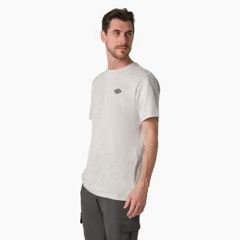 Grey Dickies Cooling Performance Graphic Men's T-Shirt | 647-JHLWDP