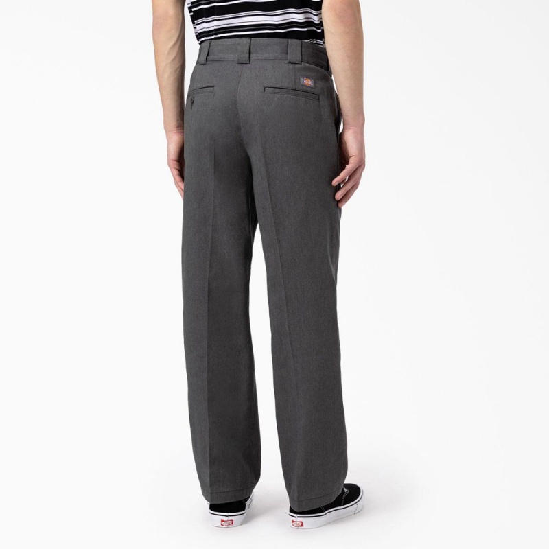 Grey Dickies Deatsville Regular Fit Men's Work Pants | 961-OYBNGF