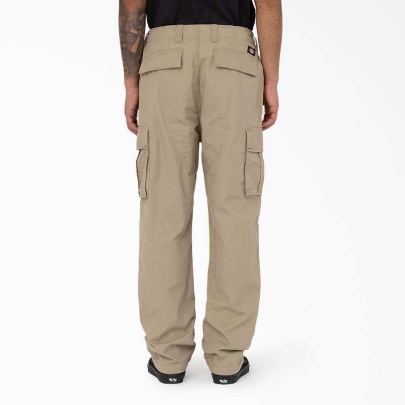 Grey Dickies Eagle Bend Relaxed Fit Double Knee Men's Cargo Pants | 709-ZAMVJF