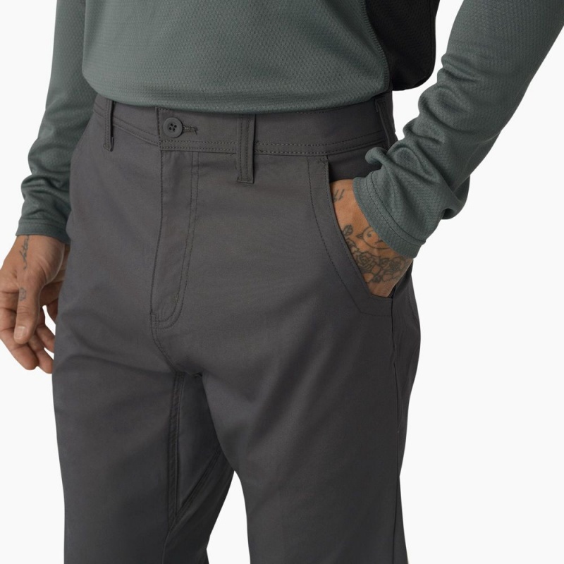 Grey Dickies FLEX Cooling Relaxed Fit Men's Pants | 596-CHIJMT