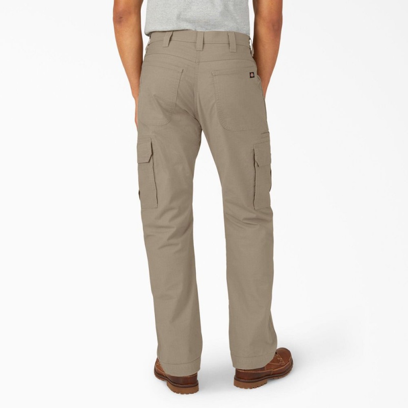 Grey Dickies FLEX DuraTech Relaxed Fit Ripstop Men's Cargo Pants | 168-RTWEUG