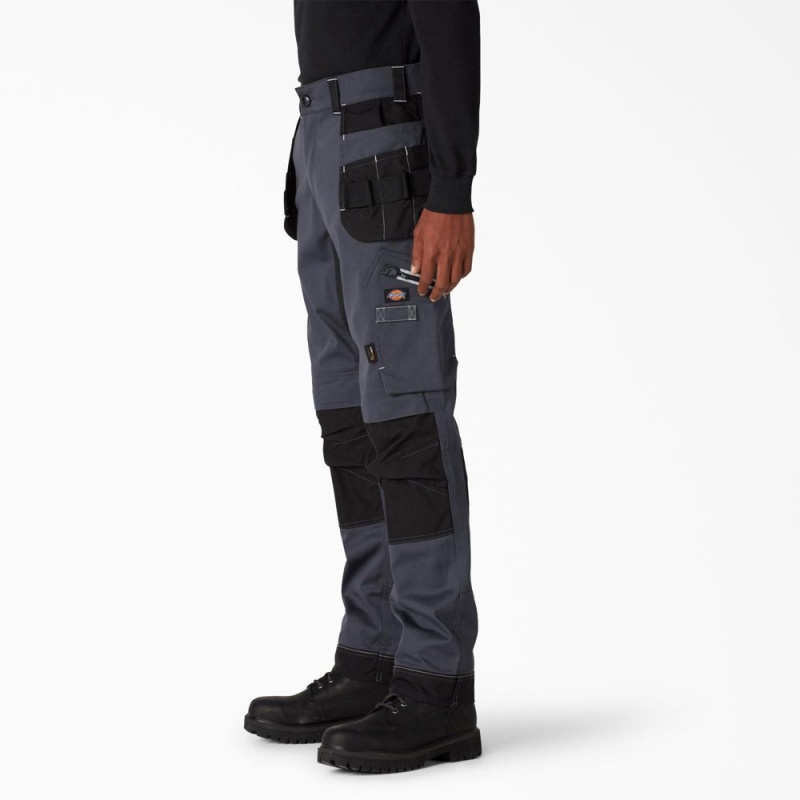 Grey Dickies FLEX Performance Workwear Regular Fit Holster Men's Pants | 234-IYUSJL