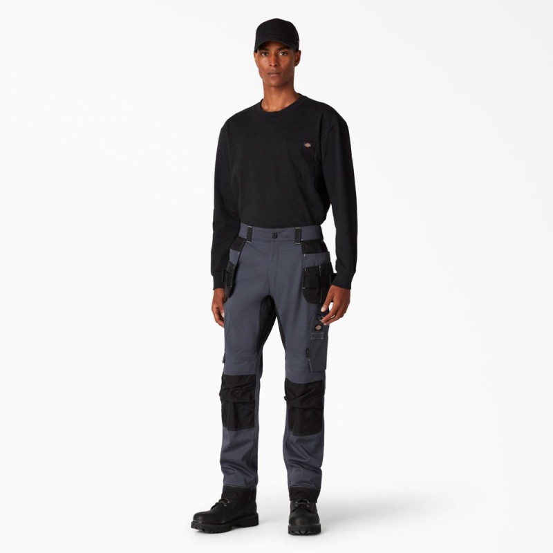 Grey Dickies FLEX Performance Workwear Regular Fit Holster Men's Pants | 234-IYUSJL