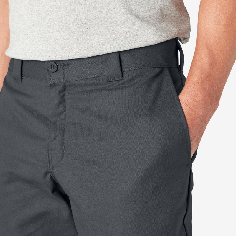 Grey Dickies FLEX Regular Fit Men's Cargo Pants | 927-TGNEAI