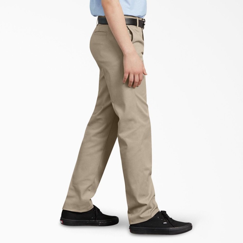 Grey Dickies FLEX Slim Fit Kids' Pants | 217-FWSNRH