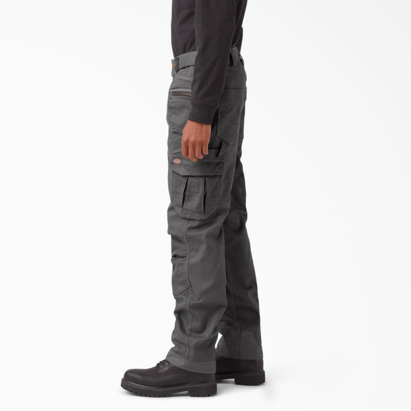 Grey Dickies FLEX Temp-iQ 365 Regular Fit Duck Men's Pants | 214-RVSFTI