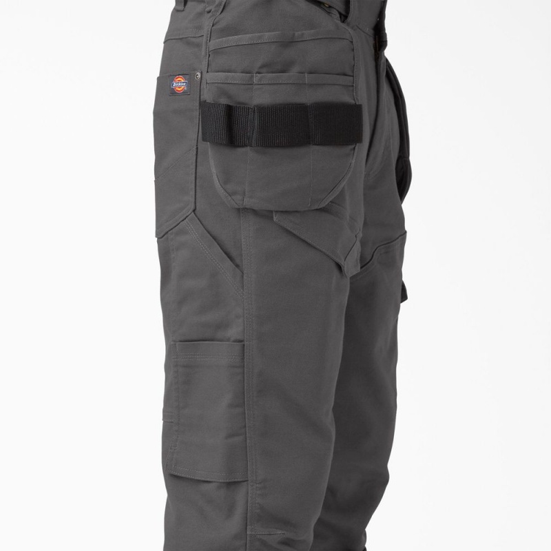 Grey Dickies FLEX Temp-iQ 365 Regular Fit Duck Men's Pants | 214-RVSFTI