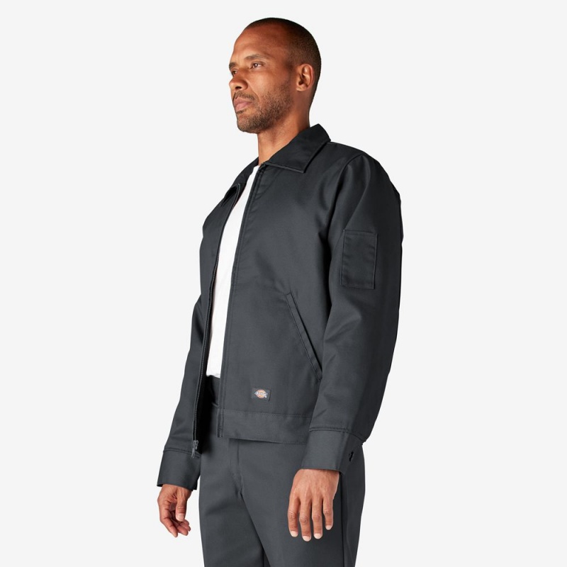 Grey Dickies Insulated Eisenhower Men's Jacket | 423-JSKITW