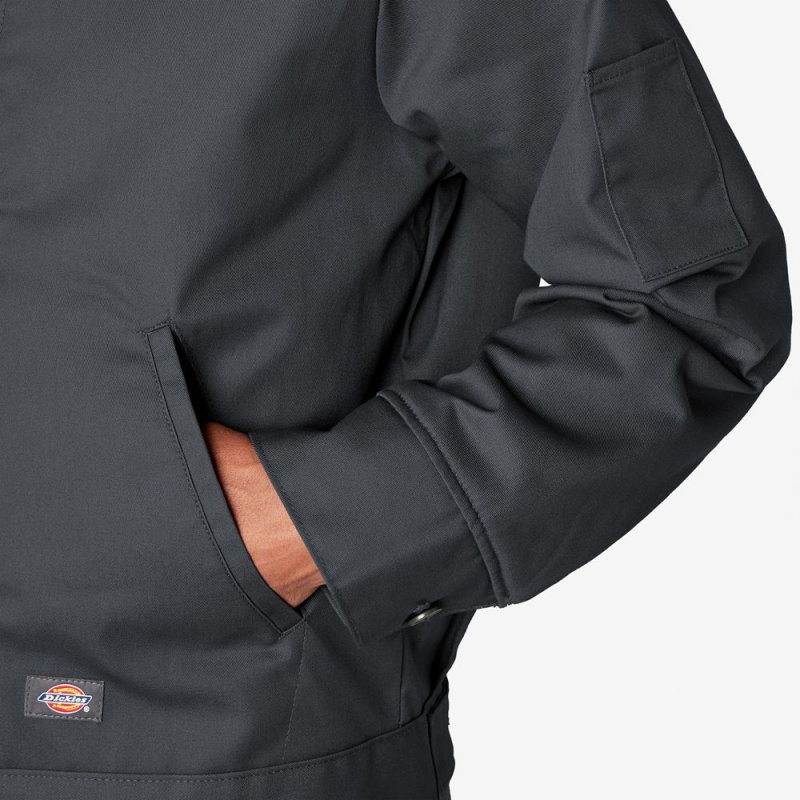 Grey Dickies Insulated Eisenhower Men's Jacket | 423-JSKITW