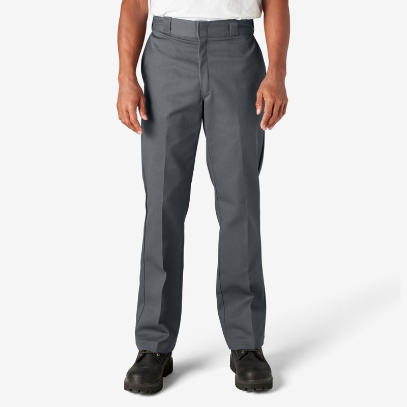 Grey Dickies Original 874® Men\'s Work Pants | 386-RAIKTL