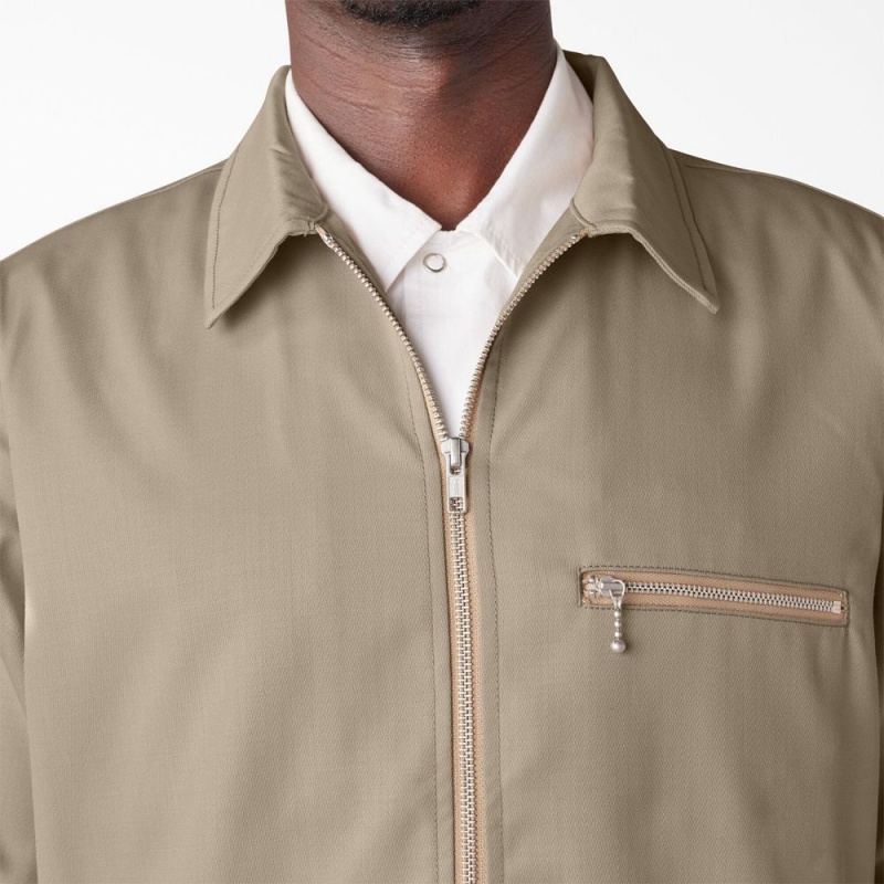 Grey Dickies Premium Collection Eisenhower Men's Jacket | 971-RYLFWT