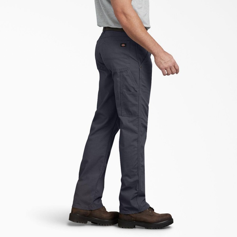 Grey Dickies Regular Fit Ripstop Carpenter Men's Pants | 347-HQICLM