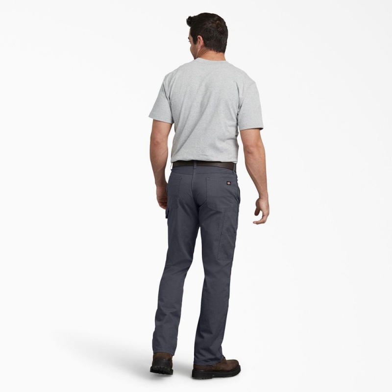 Grey Dickies Regular Fit Ripstop Carpenter Men's Pants | 347-HQICLM