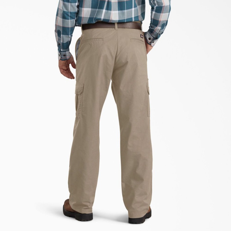 Grey Dickies Regular Fit Ripstop Men's Cargo Pants | 902-YUROBE