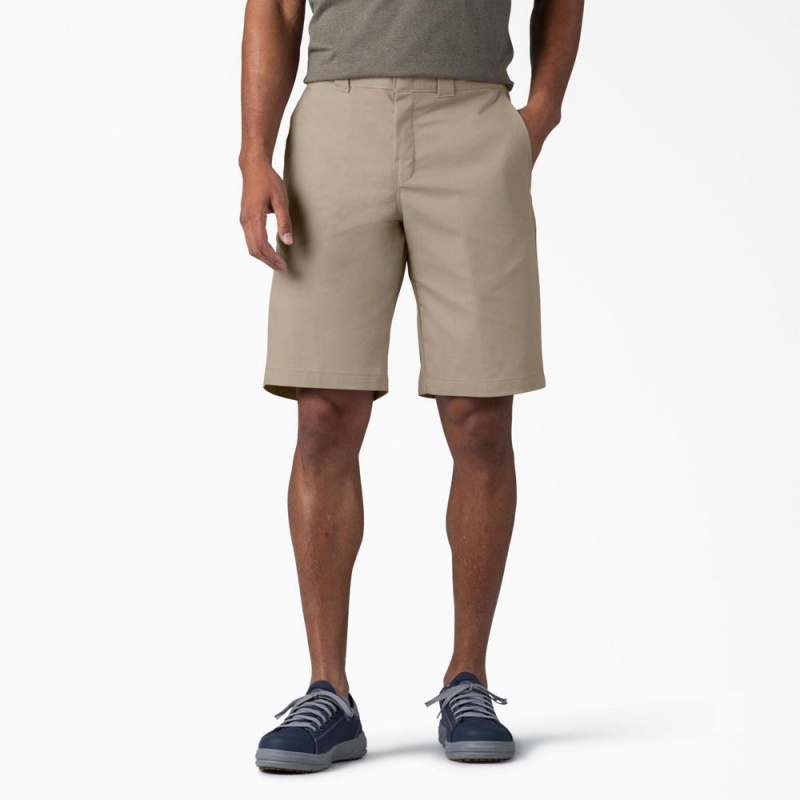 Grey Dickies Relaxed Fit Work Men\'s Shorts | 170-GNFLVB