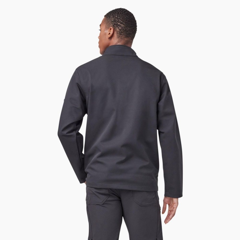 Grey Dickies Ripstop Softshell Men's Jacket | 317-ZENKPL