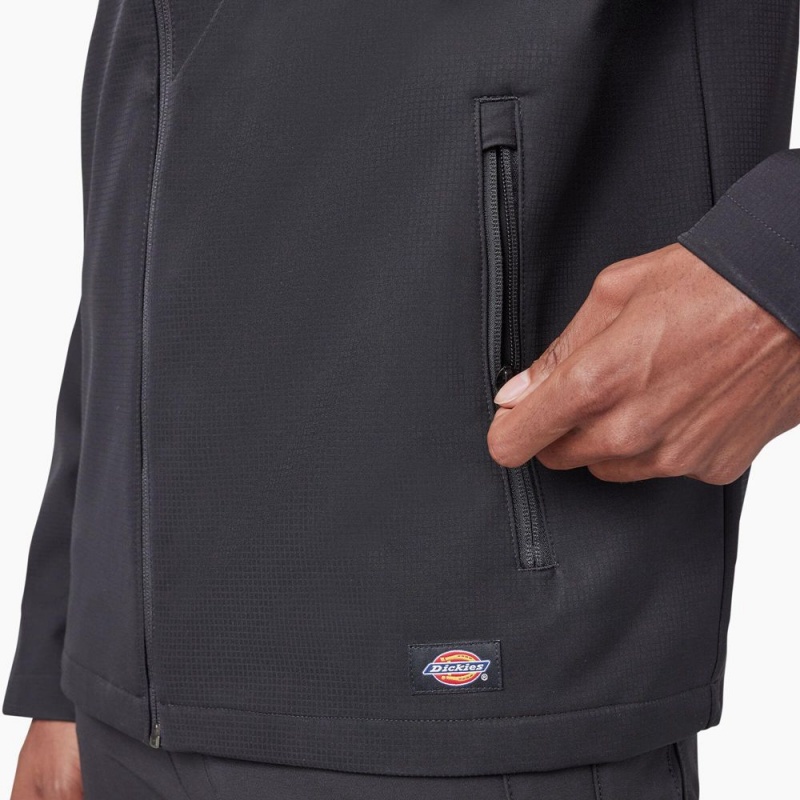 Grey Dickies Ripstop Softshell Men's Jacket | 317-ZENKPL