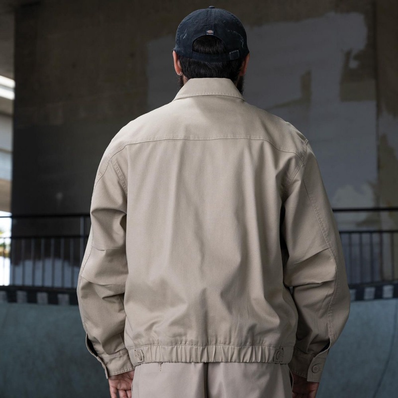 Grey Dickies Ronnie Sandoval Eisenhower Men's Jacket | 425-IKQPMO