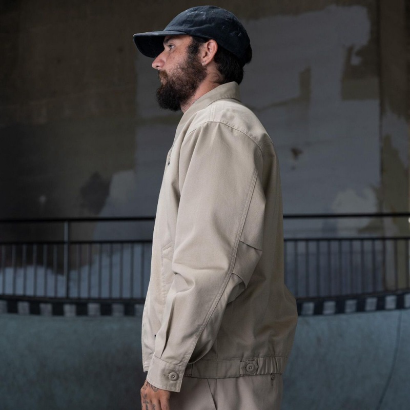 Grey Dickies Ronnie Sandoval Eisenhower Men's Jacket | 425-IKQPMO