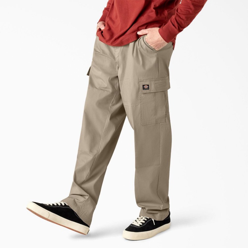 Grey Dickies Skateboarding Loose Fit Men's Cargo Pants | 784-EHCZRN