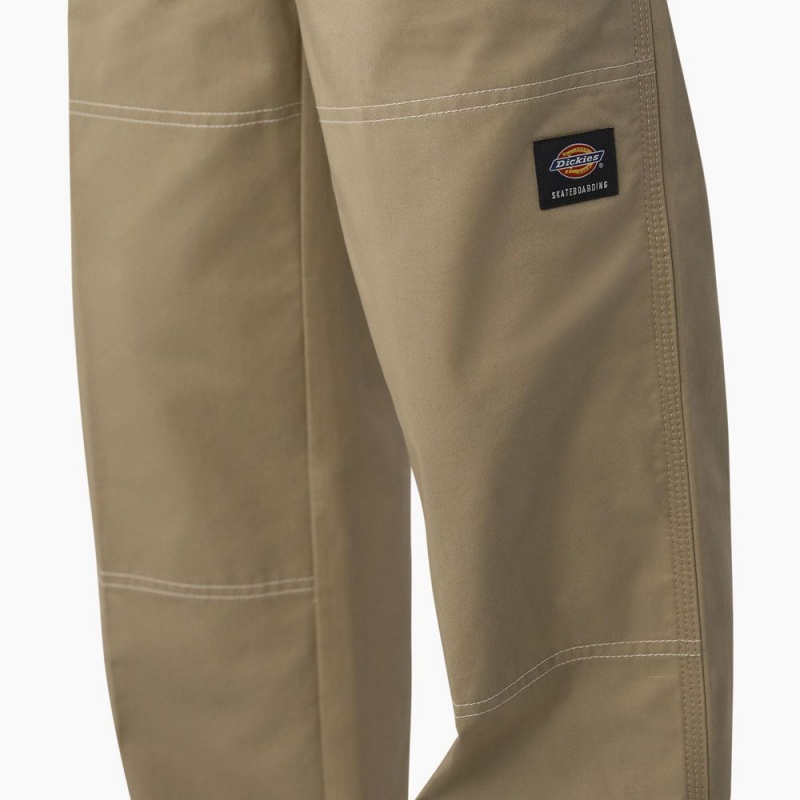 Grey Dickies Skateboarding Summit Relaxed Fit Chef Men's Pants | 654-FOWSZH